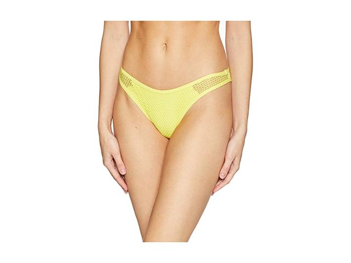 L*space Mesh Madness Stevie Bottoms (canary Yellow) Women's Swimwear