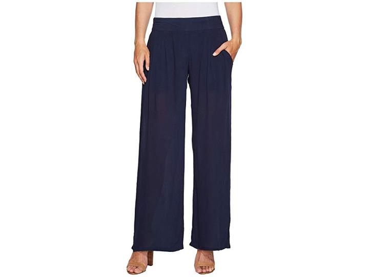 B Collection By Bobeau Tamu Palazzo Pants (navy) Women's Casual Pants