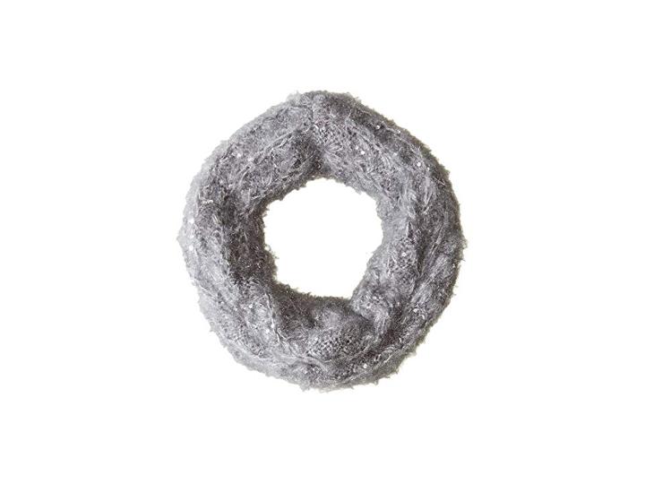 Betsey Johnson Fuzzy Wuzzy Snood (grey) Knit Hats