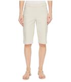 Tribal Stretch Bengaline 13 Bermuda Shorts With Pocket (stone) Women's Shorts