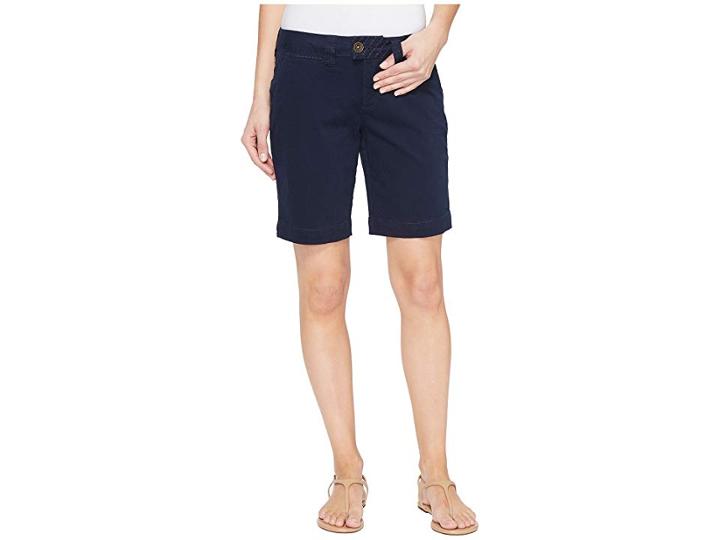 Jag Jeans Creston Shorts In Bay Twill (nautical Navy) Women's Shorts