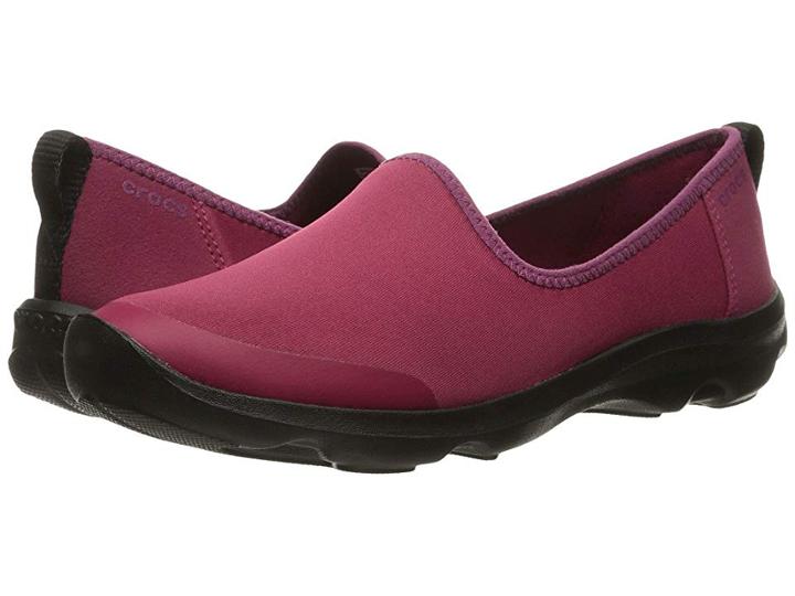 Crocs Busy Day Stretch Skimmer (plum) Women's Shoes