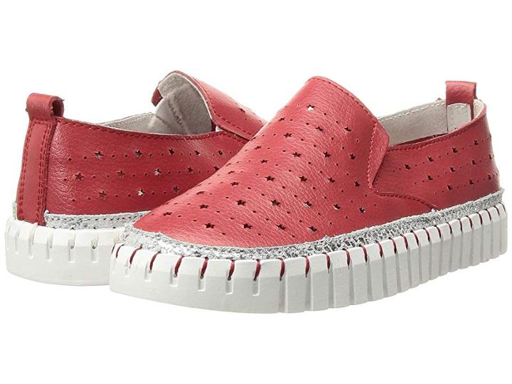 Bernie Mev. Kids Twk40 (little Kid/big Kid) (red) Girl's Shoes