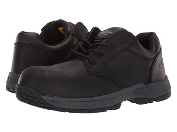 Dr. Martens Linnet Sd Non-metallic Steel Toe 4-eye Shoe (black Connection) Lace Up Casual Shoes