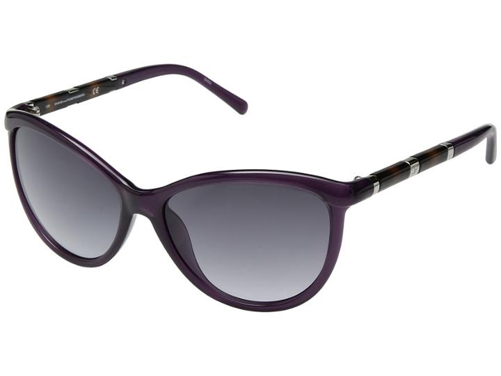 Diane Von Furstenberg Reese (crystal Amethyst) Fashion Sunglasses