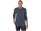 Ag Adriano Goldschmied Kipp Long Sleeve Thermal Crew (blue Vault) Men's Clothing