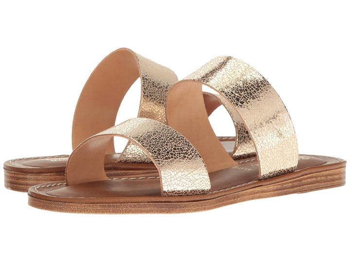 Bella-vita Imo-italy (cracked Gold Leather) Women's Sandals