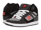 Dc Rebound High Se (black/red/white) Women's Skate Shoes