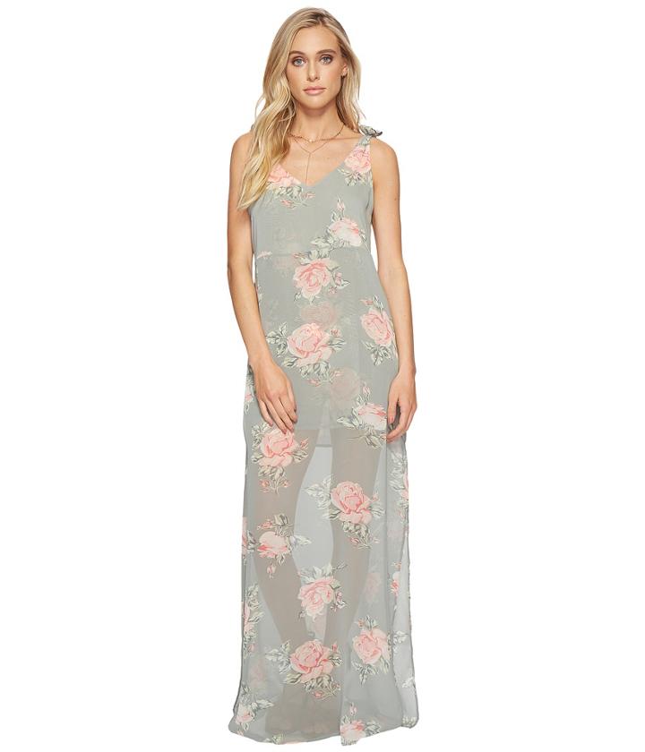 Show Me Your Mumu Rosen Maxi Dress (sweetheart Sage) Women's Dress