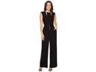 Tahari By Asl Keyhole Neck Jumpsuit (black) Women's Jumpsuit & Rompers One Piece