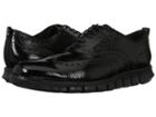 Cole Haan Zerogrand Wingtip Oxford Ii (black/black) Men's Shoes