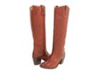 Frye Jackie Button (cognac Soft Vintage Leather) Women's Dress Pull-on Boots