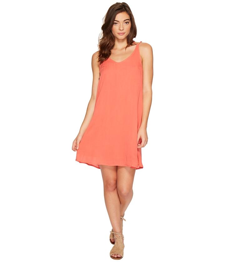 Roxy Dome Of Amalfi Dress (spiced Coral) Women's Dress