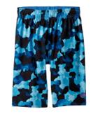 Speedo Kids Geo Camo Volley (little Kids/big Kids) (bright Ocean) Boy's Swimwear