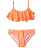 Seafolly Kids Tropical Tankini (little Kids/big Kids) (rockmelon) Girl's Swimwear Sets