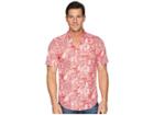 Vineyard Vines At Sea Patchwork Short Sleeve Slim Tucker Shirt (sailors Red) Men's Clothing