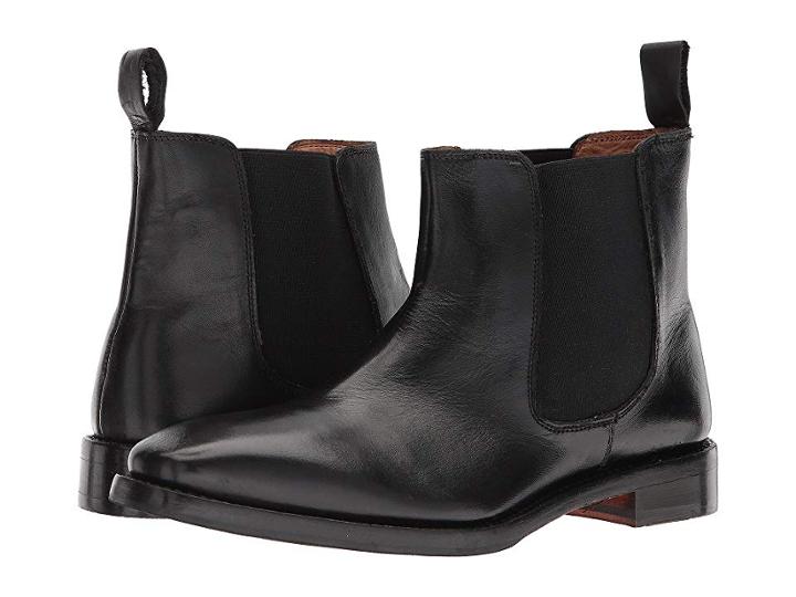 Carlos By Carlos Santana Calavera (black Full Grain Calfskin Leather) Men's Pull-on Boots