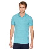 Tommy Jeans Polo Shirt Melange With Short Sleeves (maui Blue) Men's Short Sleeve Pullover