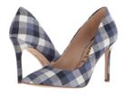 Sam Edelman Hazel (navy Multi Linen Gingham) Women's Shoes