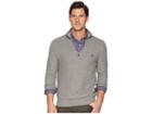 Polo Ralph Lauren Textured Pique 1/2 Zip (fawn Grey Heather) Men's Sweater