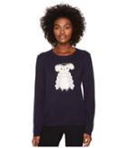 Kate Spade New York Owl Sweater (navy Multi) Women's Sweater