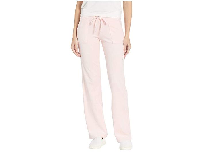Juicy Couture Del Rey Velour Pants (pint Size) Women's Casual Pants