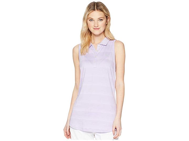 Puma Golf Racerback Polo (purple Rose) Women's Sleeveless