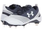 Under Armour Ua Glyde St (white/midnight Navy 2) Women's Cleated Shoes