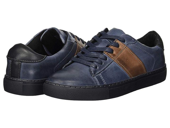 Kenneth Cole Reaction Blayde Sneaker (navy/brown) Men's Shoes