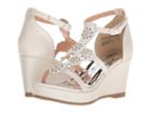 Badgley Mischka Kids Sophia Flora (little Kid/big Kid) (pearlized White Multi) Girls Shoes
