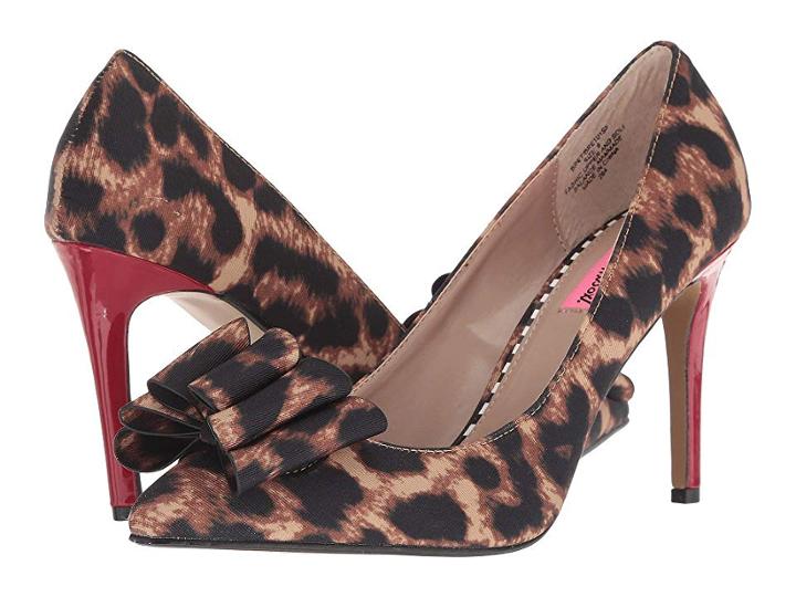 Betsey Johnson Bret (leopard) Women's 1-2 Inch Heel Shoes
