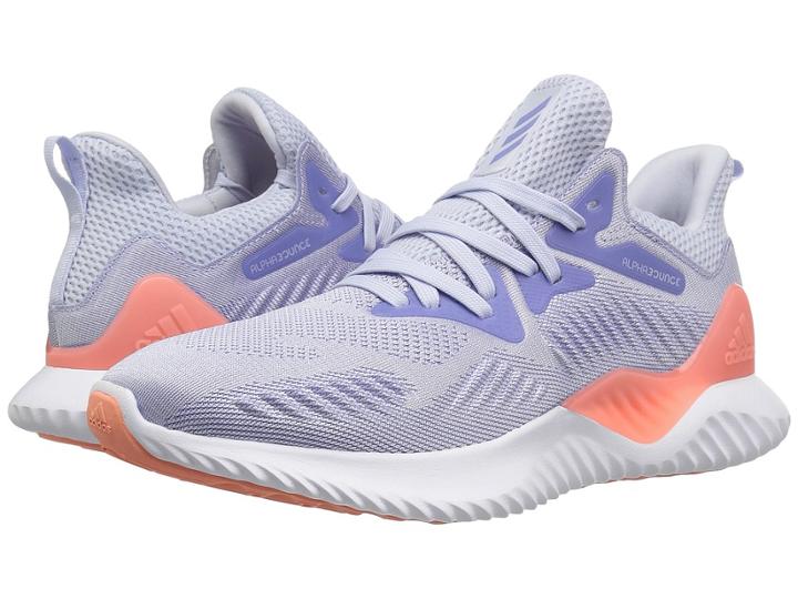Adidas Kids Alphabounce Beyond (big Kid) (aero Blue/chalk Purple/white) Girls Shoes