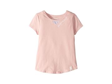 Maddie By Maddie Ziegler Embroidered Tee With Peekaboo Cut Out (big Kids) (pink) Girl's T Shirt