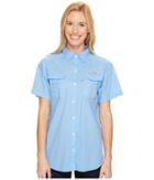 Columbia Boneheadtm Ii S/s Shirt (white Cap) Women's Short Sleeve Button Up