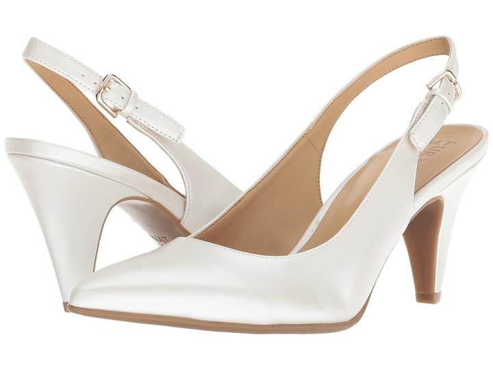 Naturalizer Morgan (white Pearl Smooth Synthetic) Women's Shoes