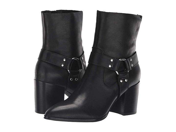 Steven Jiffie (black Leather) Women's Shoes