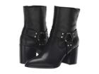 Steven Jiffie (black Leather) Women's Shoes