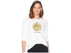Life Is Good Pumpkin Crusher Long Sleeve T-shirt (cloud White) Women's T Shirt