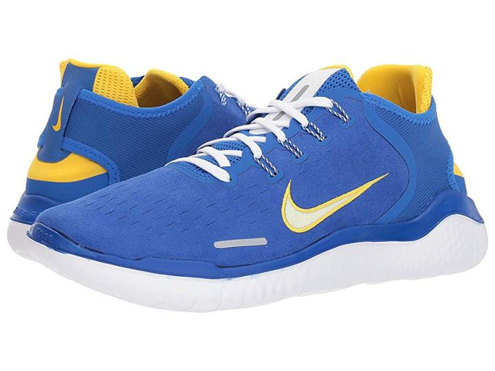 Nike Free Rn 2018 (hyper Cobalt/citron Tint/white) Men's Running Shoes