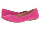 Bandolino Edition (hot Pink Multi Faux Suede/super Soft Patent Synthetic/sleek Elas) Women's Flat Shoes