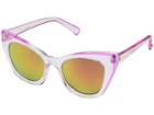 Betsey Johnson Bj889105 (clear/pink) Fashion Sunglasses