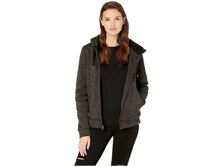 Rip Curl Full Moon Zip-up (black) Women's Clothing