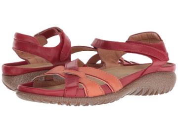 Naot Mataka (poppy/peach/coral Patent) Women's Shoes