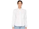 Jil Sander Navy Long Sleeve Shirt Round Collar Pocket On The Front (white) Women's Clothing