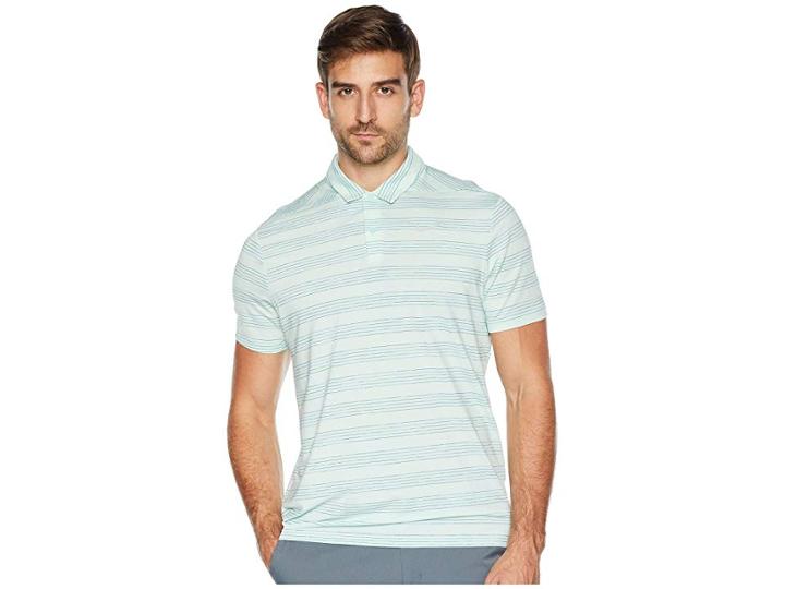 Nike Golf Dry Polo Heather Textured (igloo/white/midnight Spruce/flat Silver) Men's Clothing