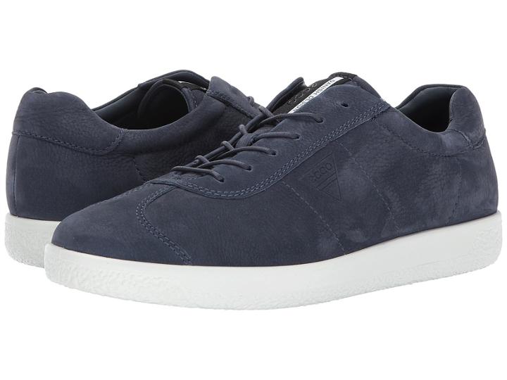 Ecco Soft 1 Tie (marine) Men's  Shoes