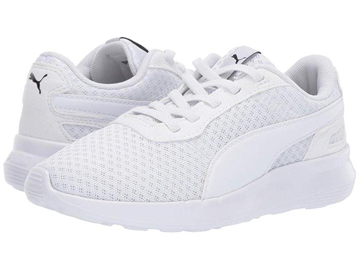 Puma Kids St Activate Ac (little Kid/big Kid) (puma White/puma White) Kids Shoes