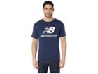 New Balance Essentials Stacked Logo Tee (pigment) Men's T Shirt