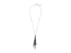 Chan Luu Pewter Leather Tassel Necklace (pewter) Necklace