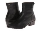 Frye Ruby Short Back Zip (black Smooth Vintage Leather) Cowboy Boots